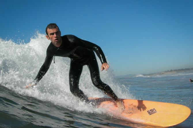 Gabe Surfing